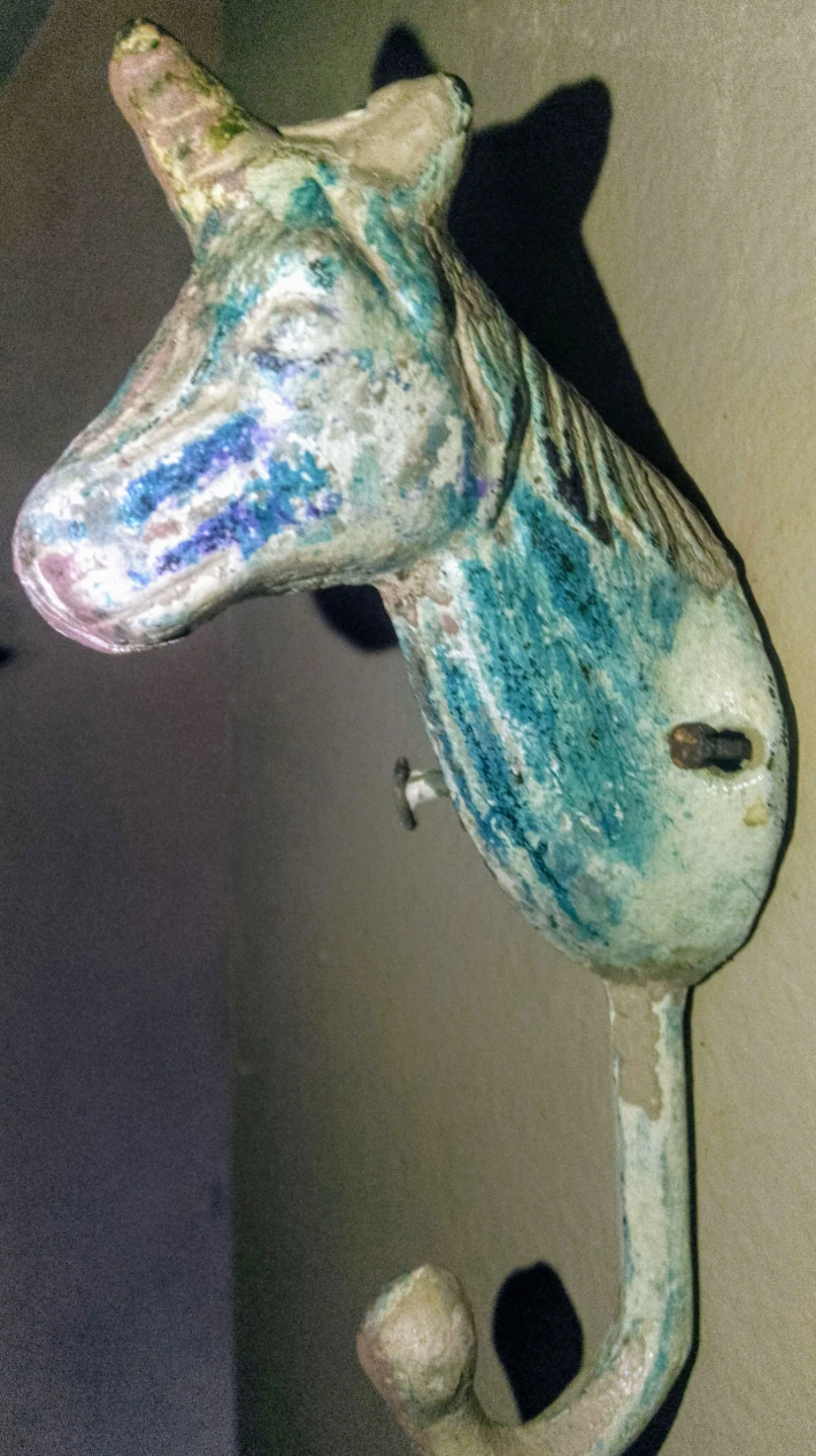Vintage Style Cast Iron Unicorn Wall Hook