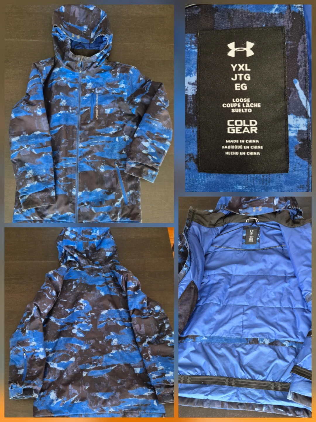 Under Armour Cold Gear youth XLg coat. Warm without being bulky!