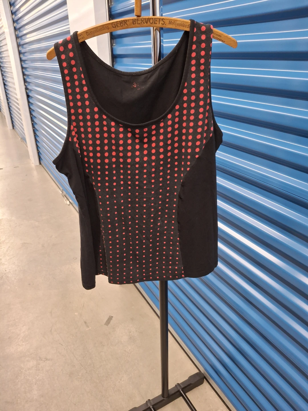 Reebok Tank Top with Red Dot Pattern