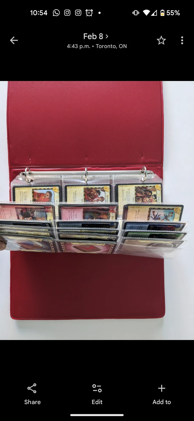 Harry Potter Trading Card Game Binder - photo 3