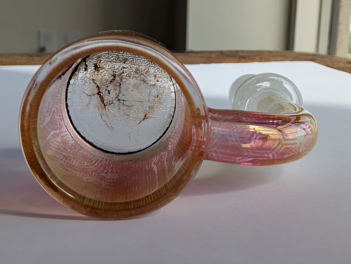 Honeybee Pattern Glass Quartz Banger - photo 4