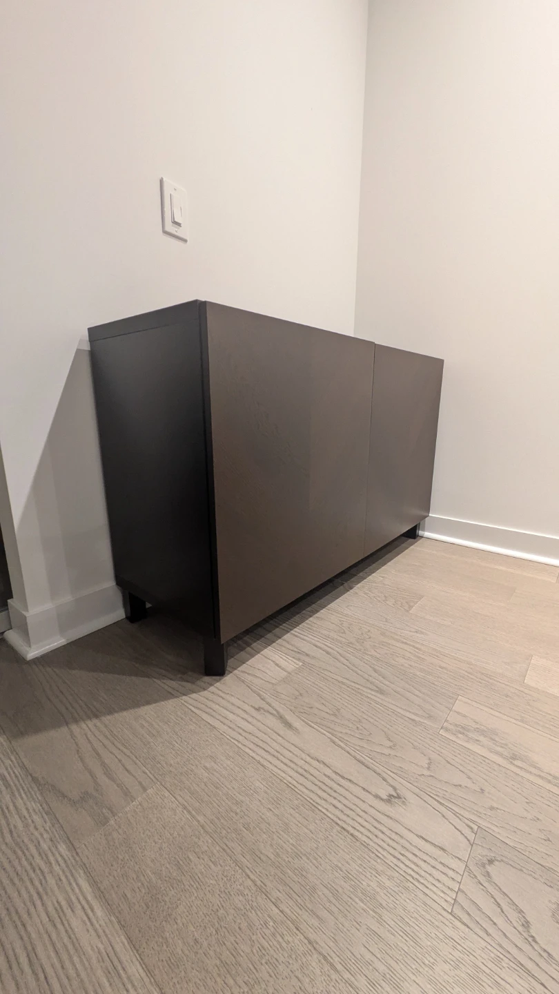 IKEA BESTÅ Storage unit, Hedeviken/Stubbarp/dark brown - photo 2