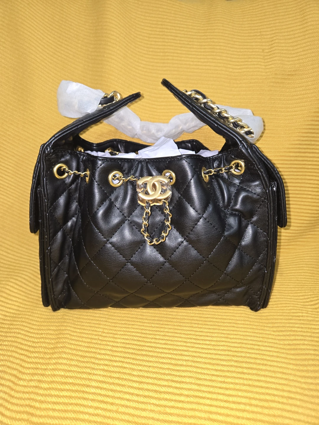 Chanel Quilted Black Handbag