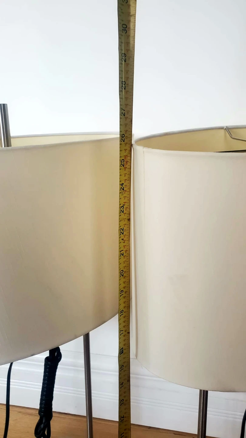 Modern Brushed Metal Table Lamps (2 Available) - photo 5
