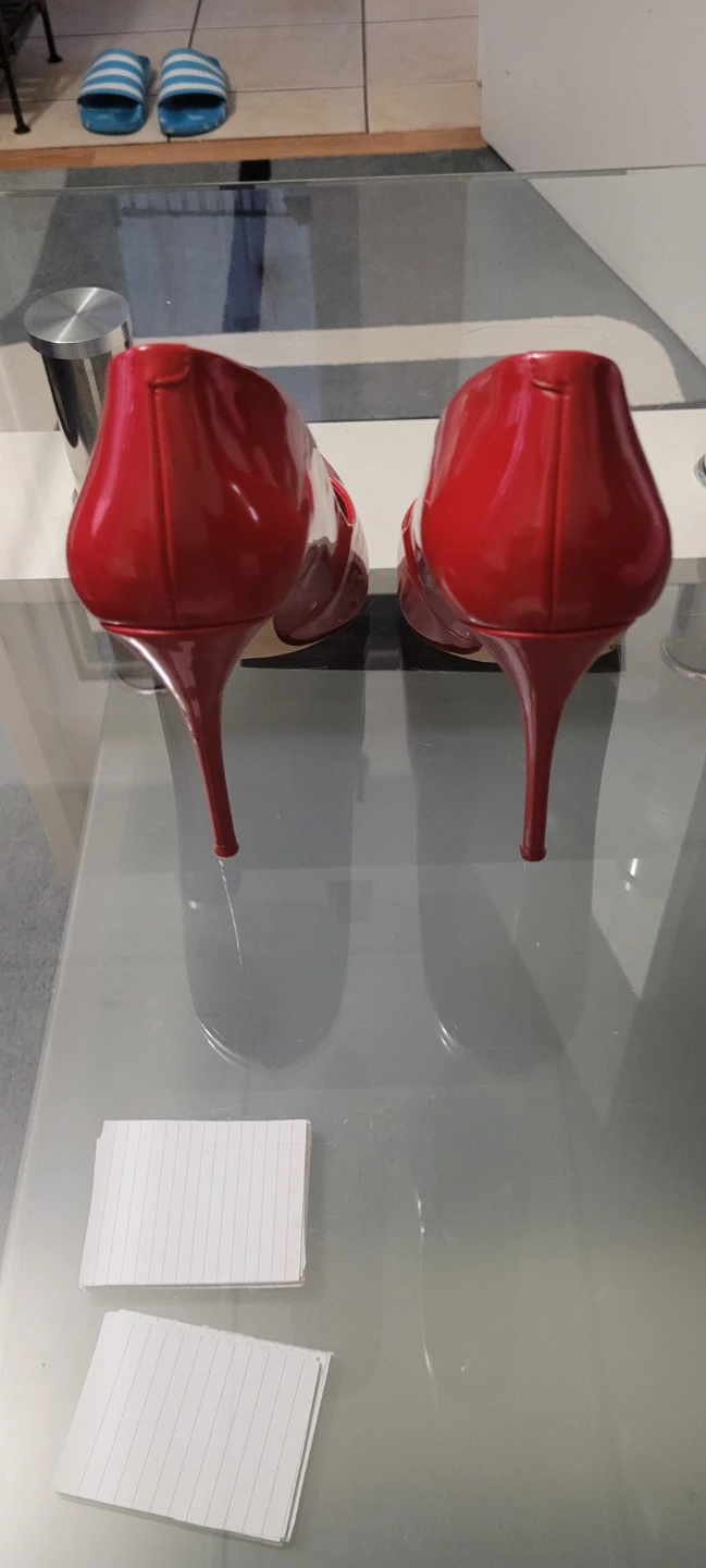 ALDO Red Patent Stiletto Heels - photo 4