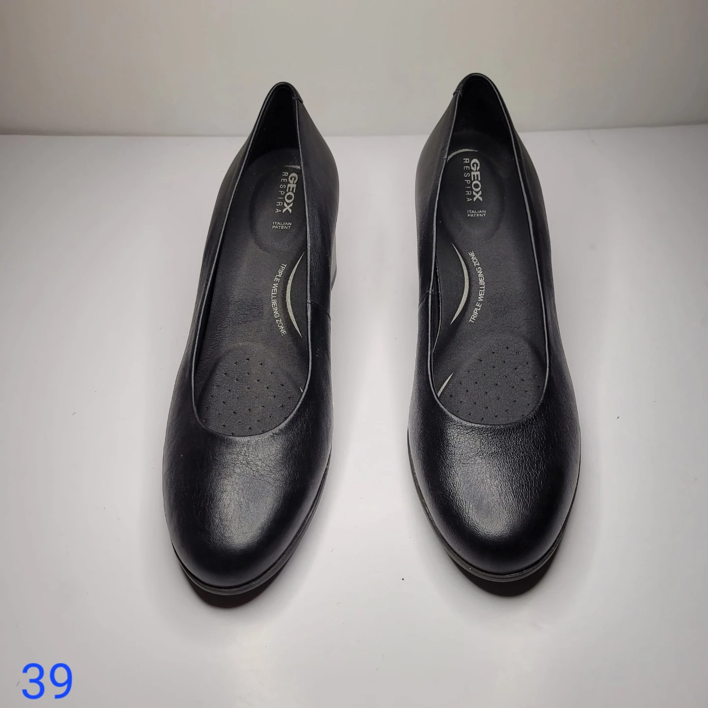 Geox Respira black block heels