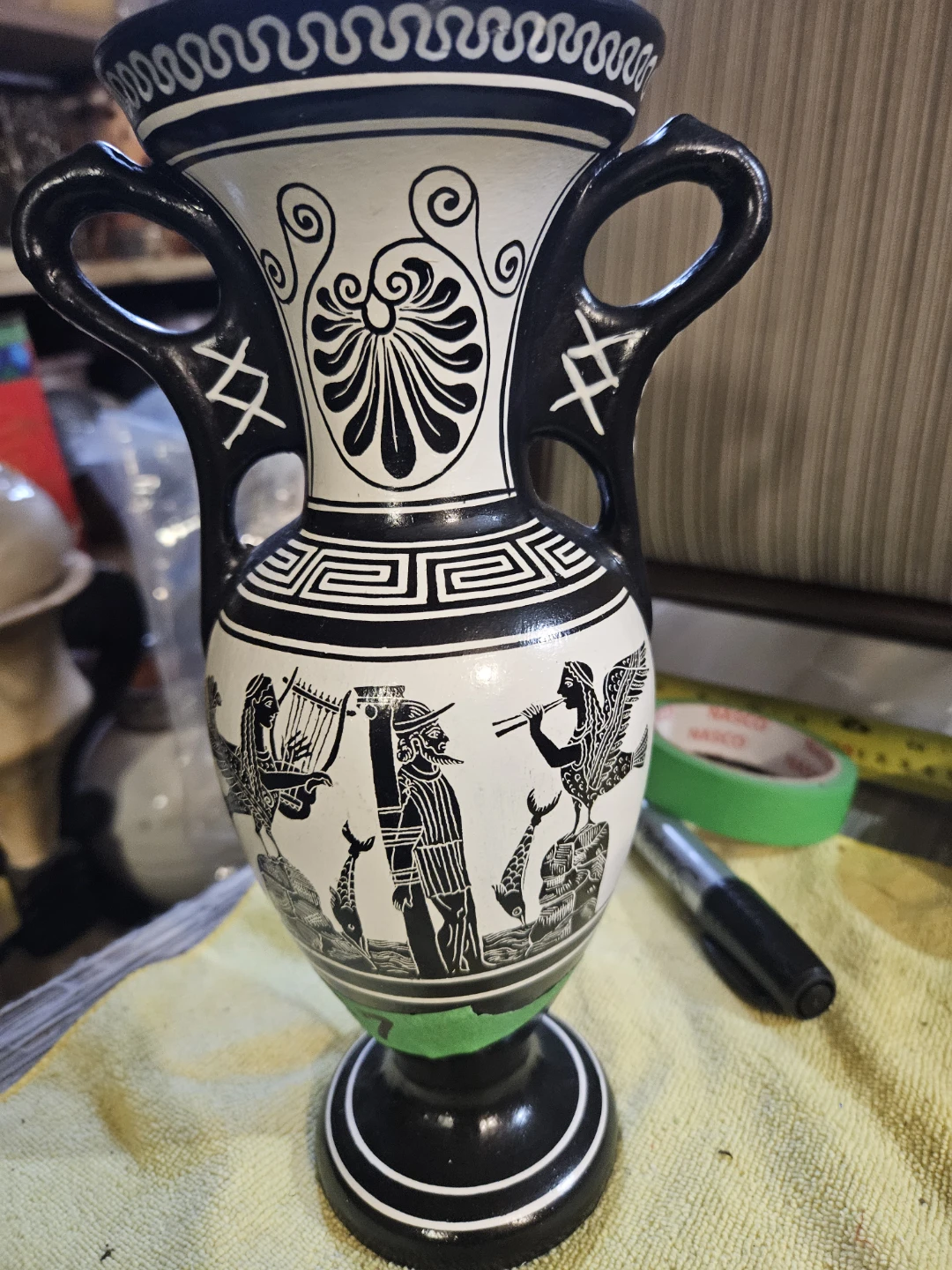 Greek Style Decorative Ceramic Vase - photo 4