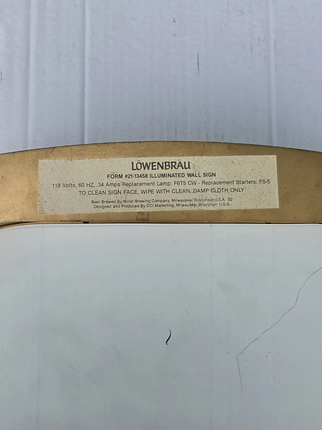 Vintage Lowenbrau Illuminated Wall Sign - photo 3
