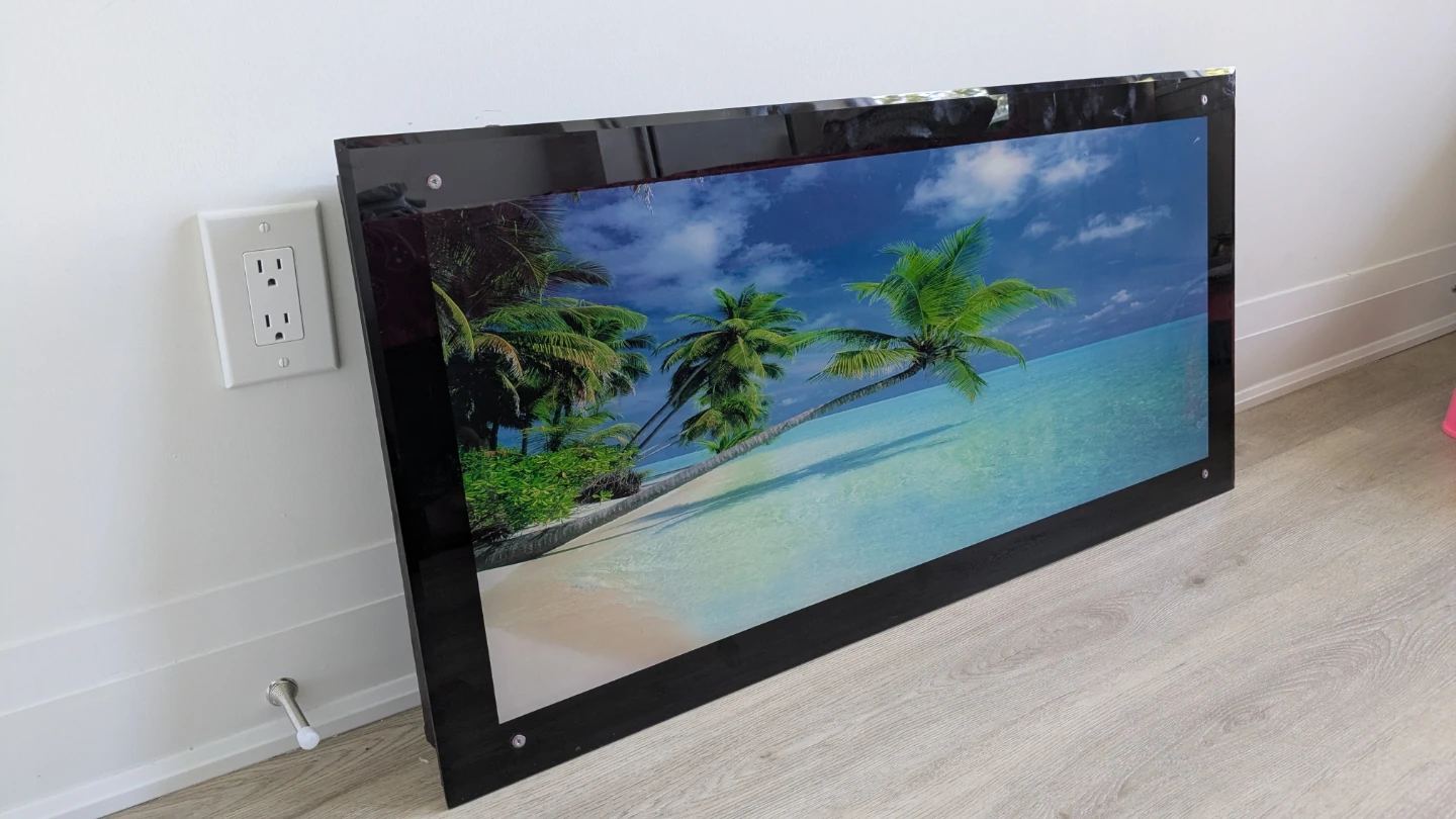 Nature photo frame with light and bird's sound - photo 2