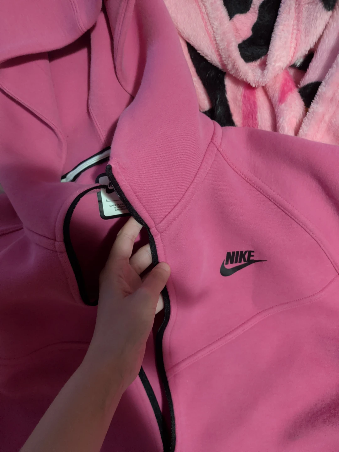 Nike Tech Fleece Hoodie Pink - photo 2