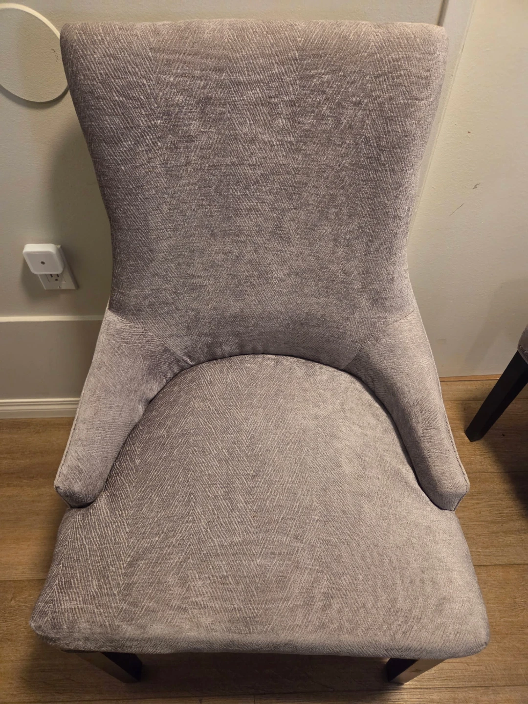 Grey Tufted Accent Chair Set - photo 3
