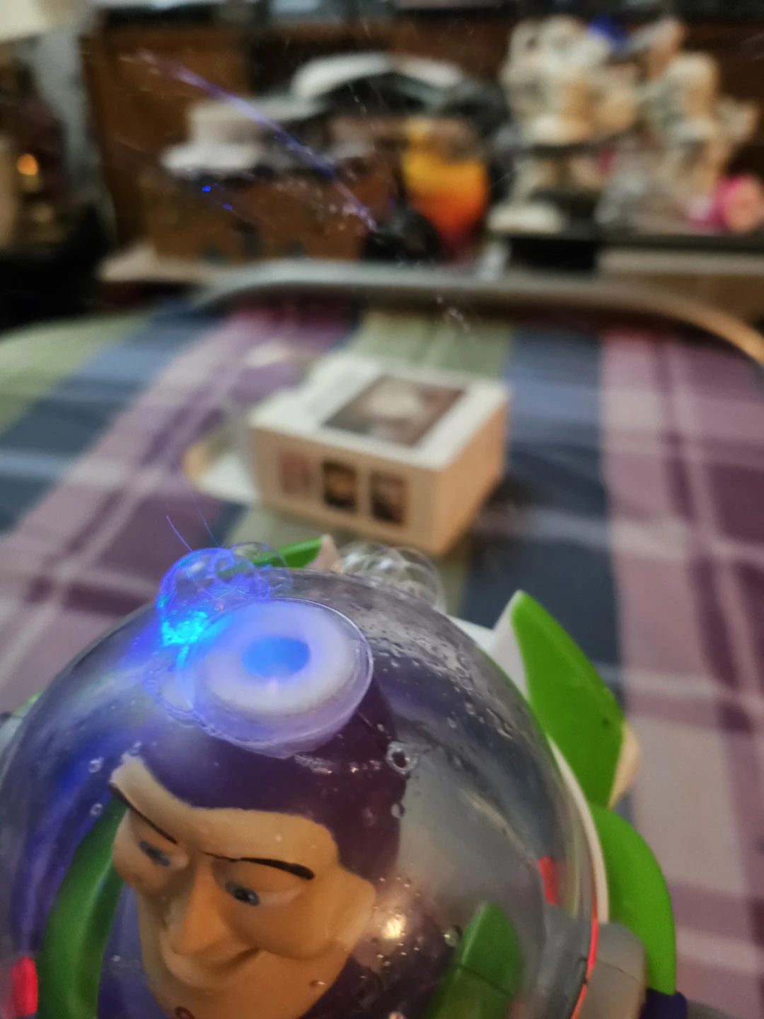 Disney Pixar Toy Story Buzz Lighting  and bubble blowing head - photo 4