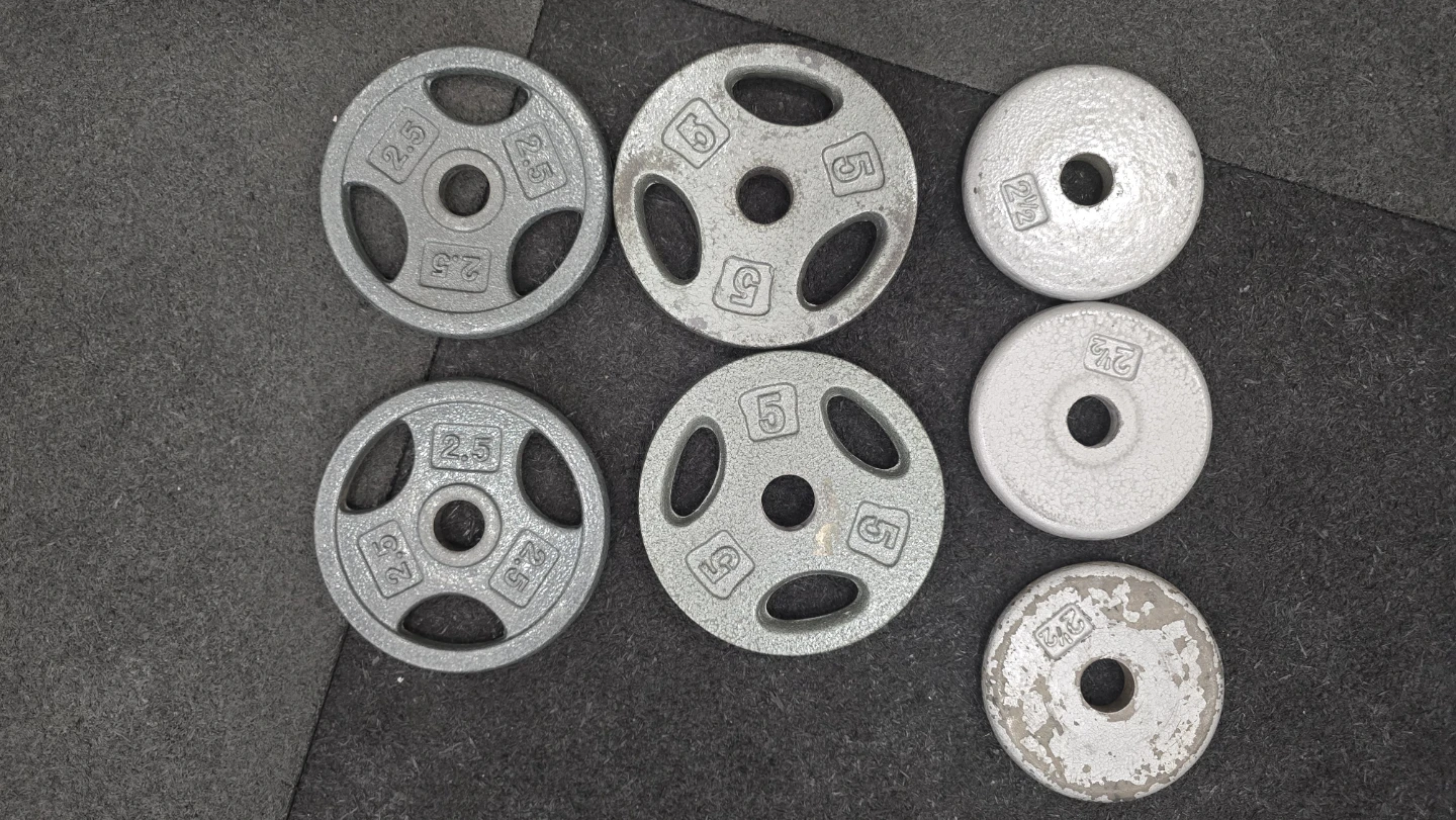 Assorted Cast Iron Weight Plates - photo 2