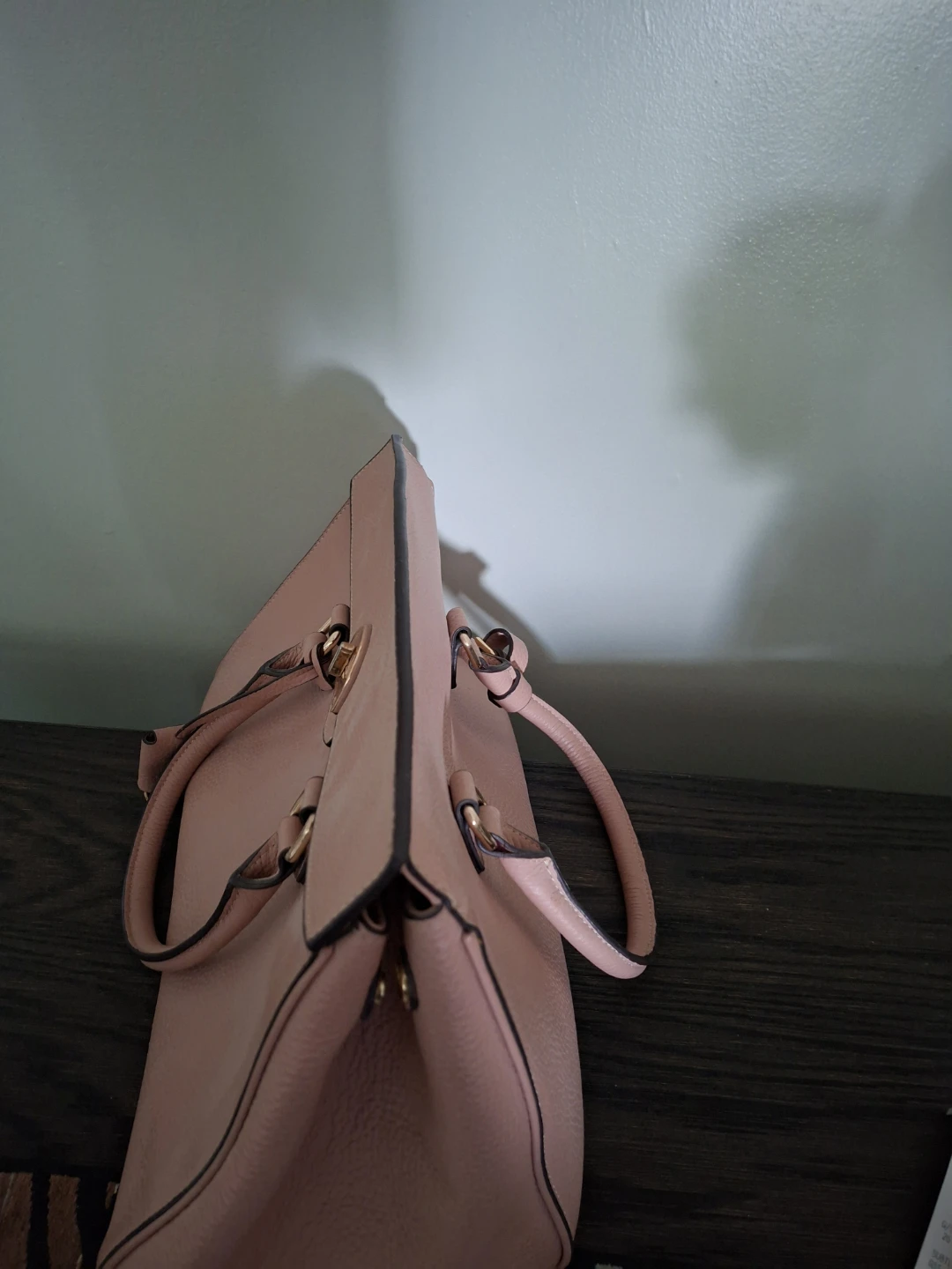 Pink Leather Handbag - photo 3