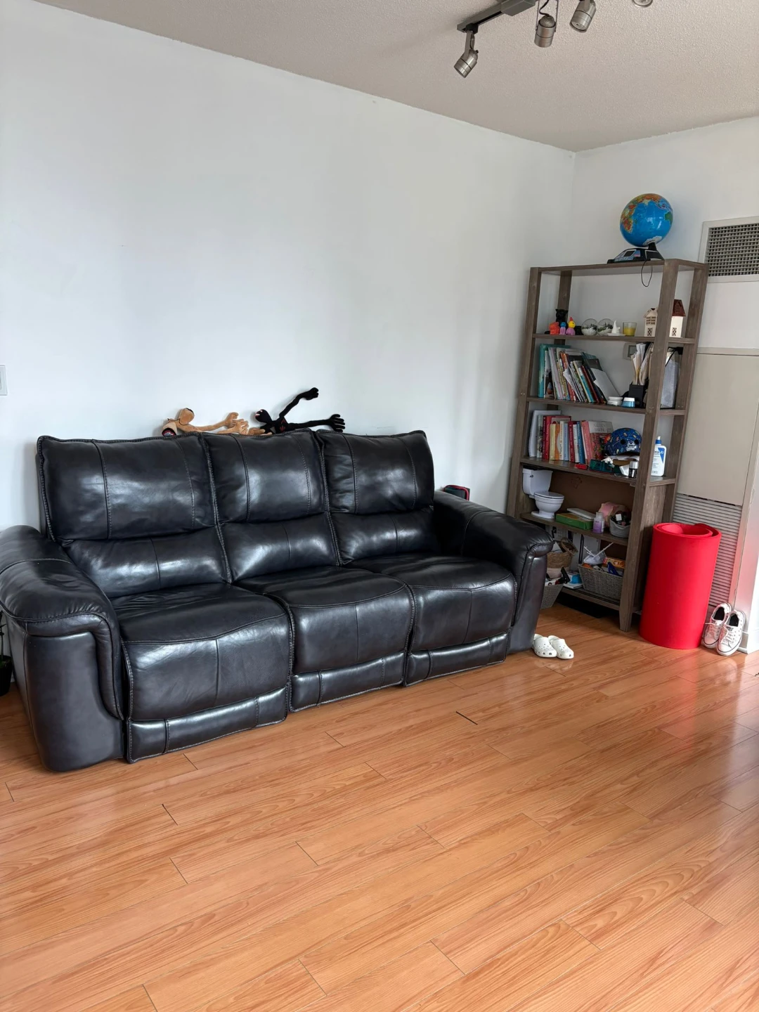 Allie Leather Dual Power Reclining Sofa