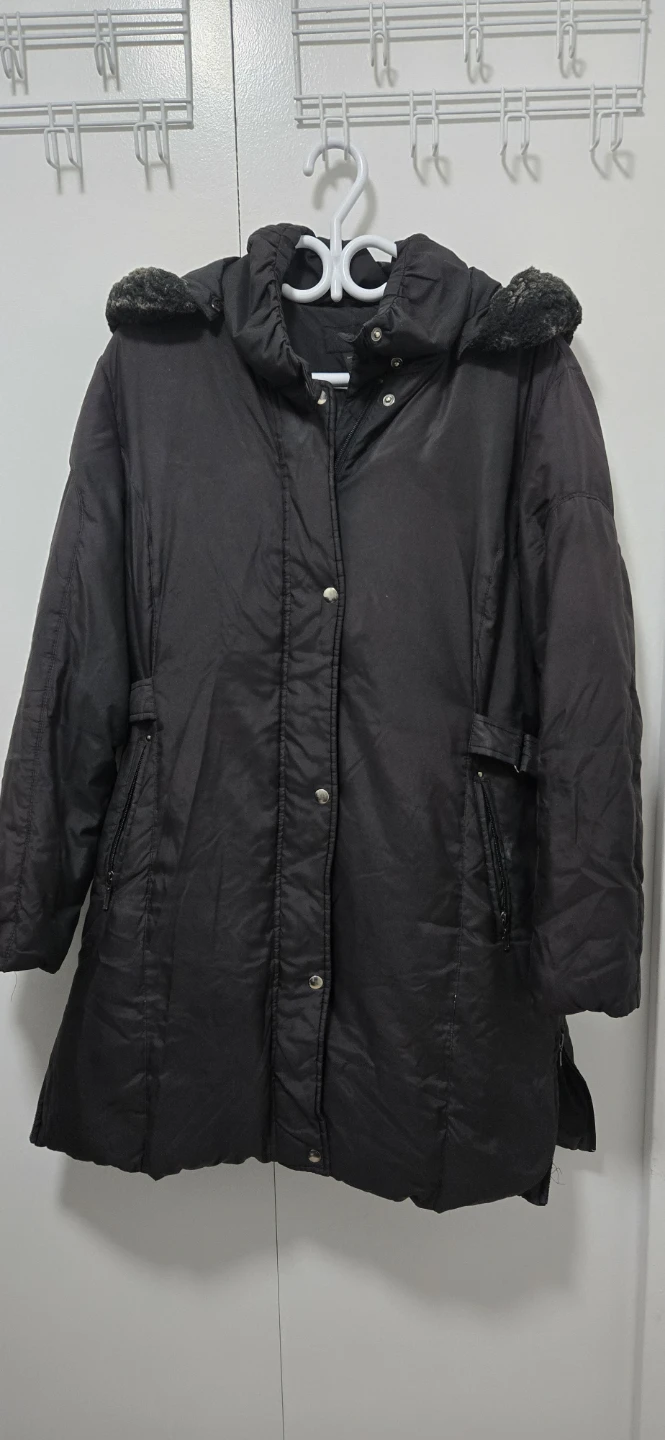 Utex Black Down Winter Coat
