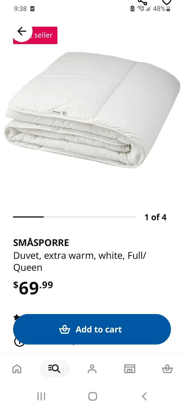 Extra warm Duvet - Full/Queen