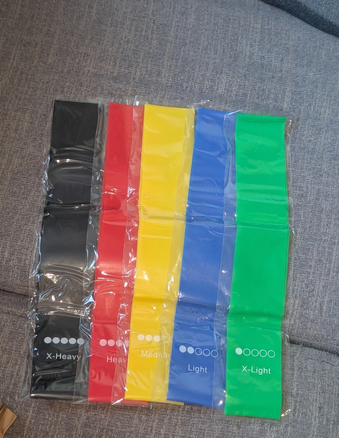 Set of 5 Resistance Bands