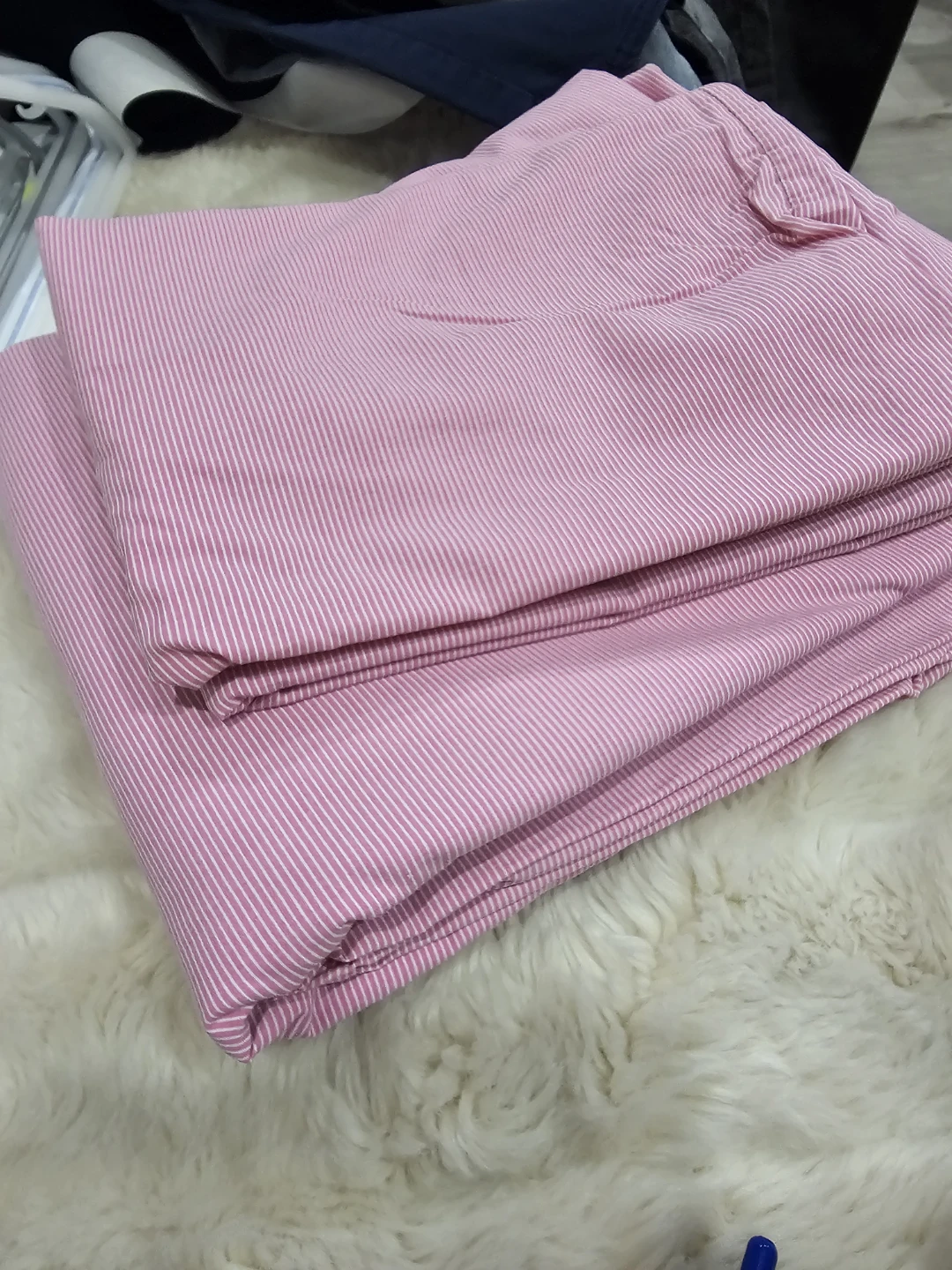 🏈KING Ralph Lauren Pink Striped Sheets with 2 pillow Cases