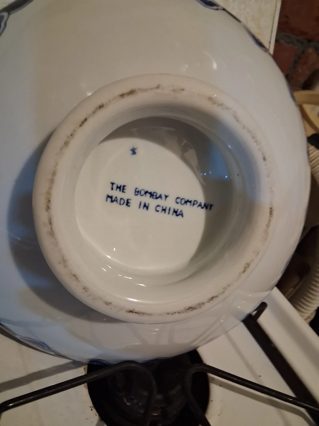 The Bombay Company Blue and White Floral Bowl - photo 5