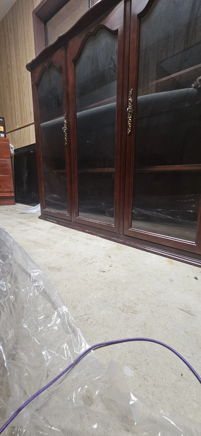Three-Door Wood Display Cabinet - photo 2