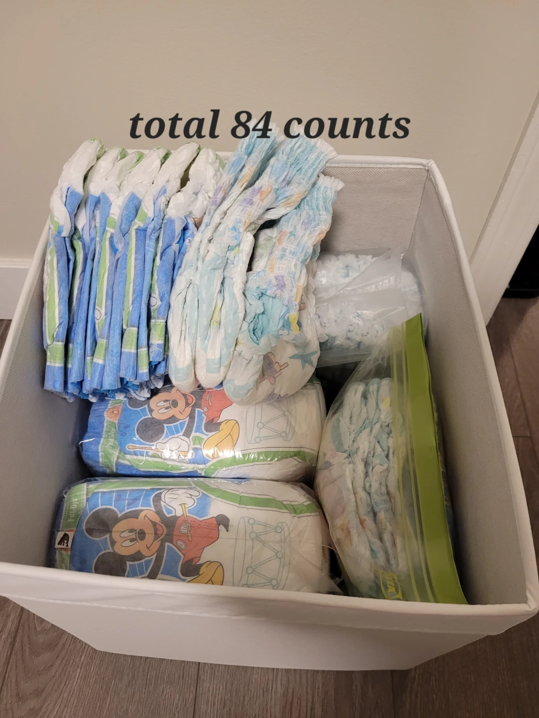 Pull-Up Diapers for Sale – $22 (total 84 counts $0.26 per count)