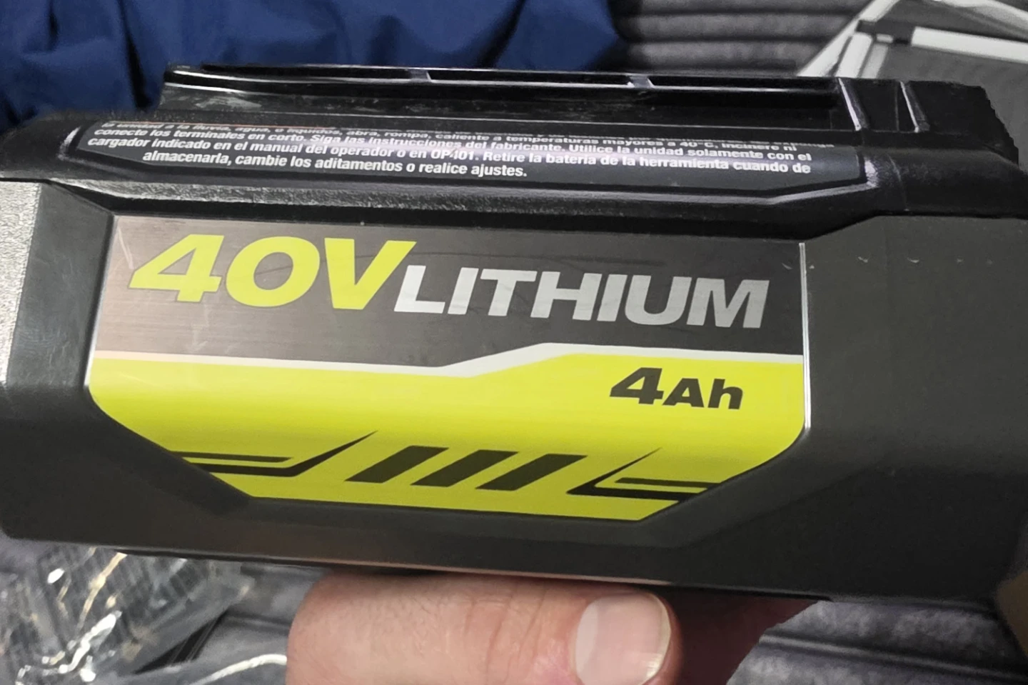 Ryobi 40V Lithium Battery Set