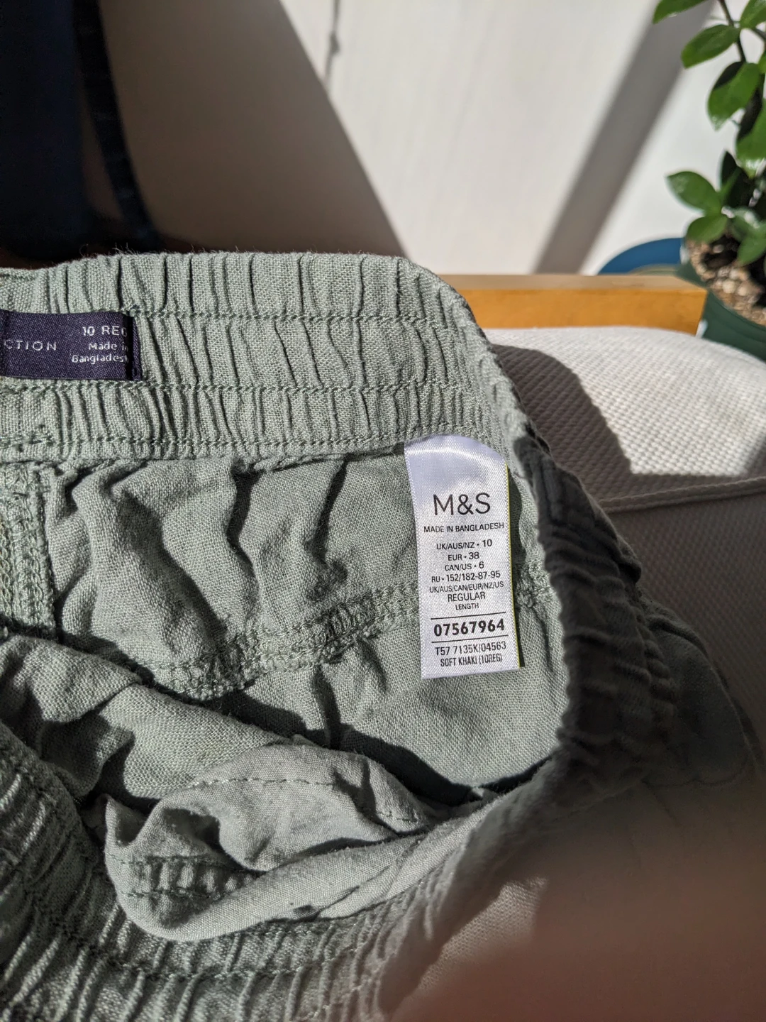 3 Linen Pants (M&S, Fabindia, Zuba) Size M - photo 2