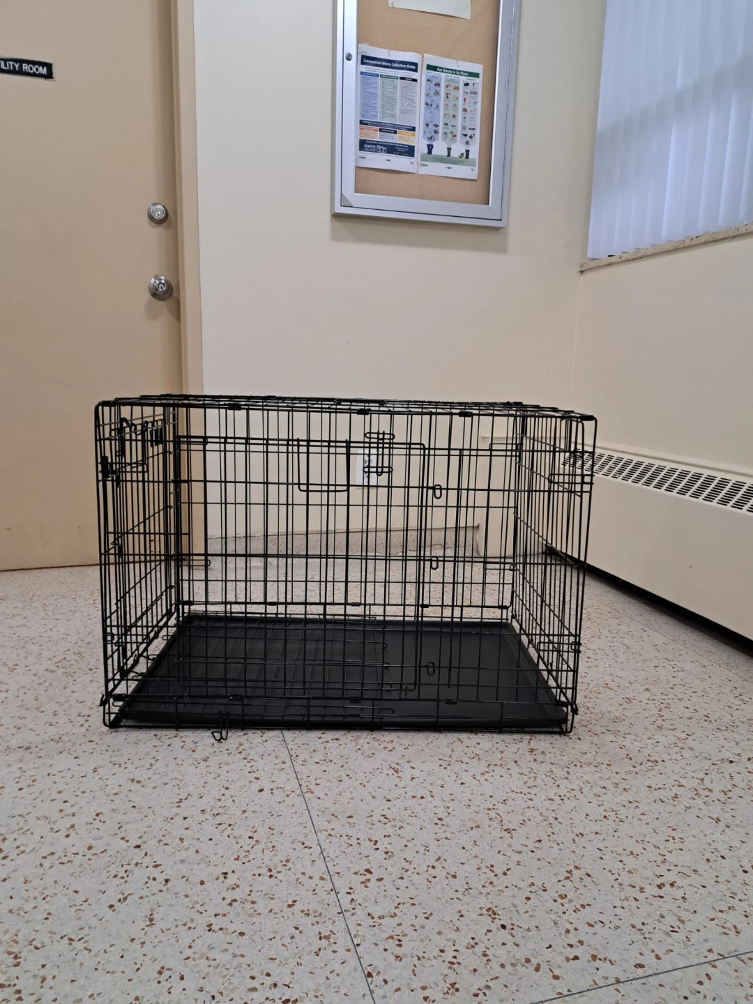 Top Paw 36" Double-Door Folding Dog Crate