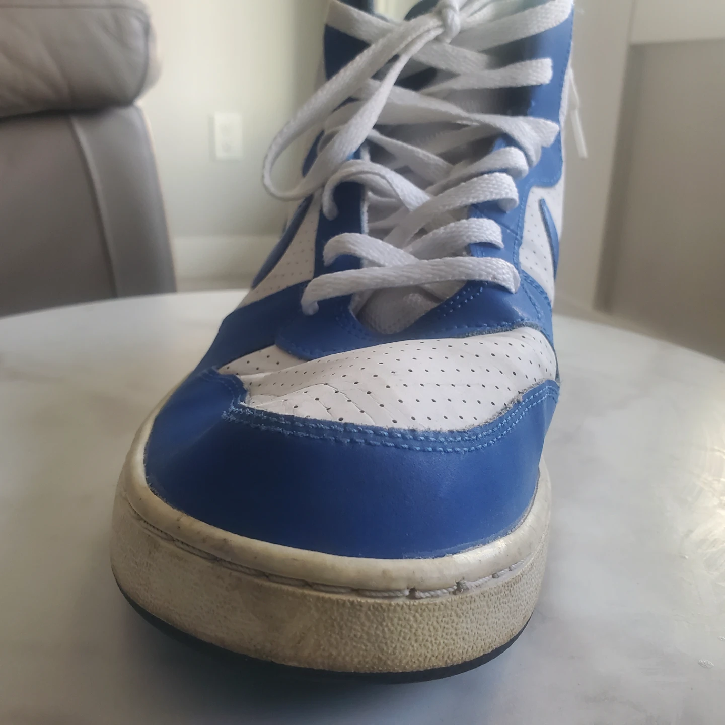 Nike terminator high white and blue - photo 4