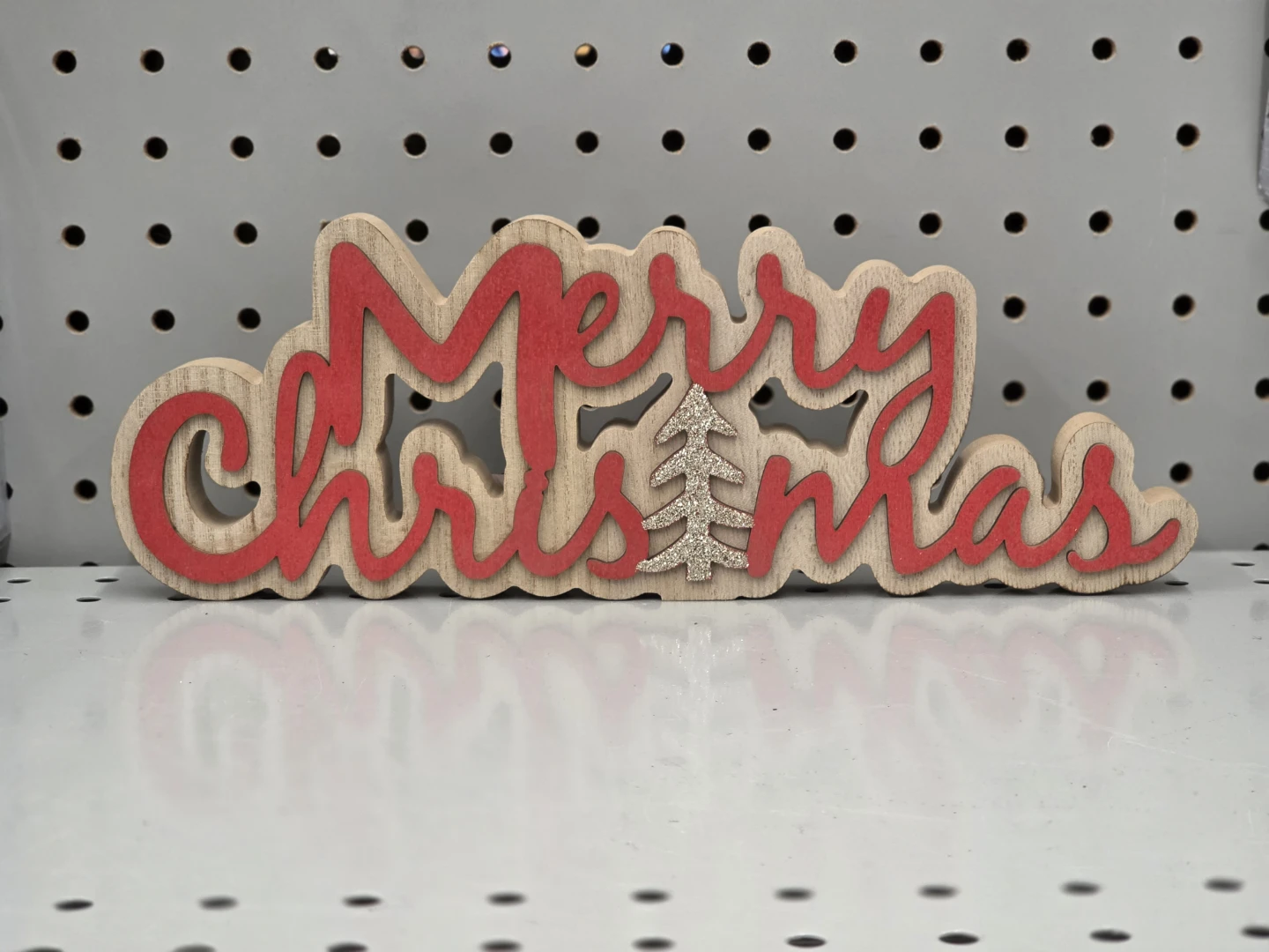 Merry Christmas Wooden Tabletop Decor