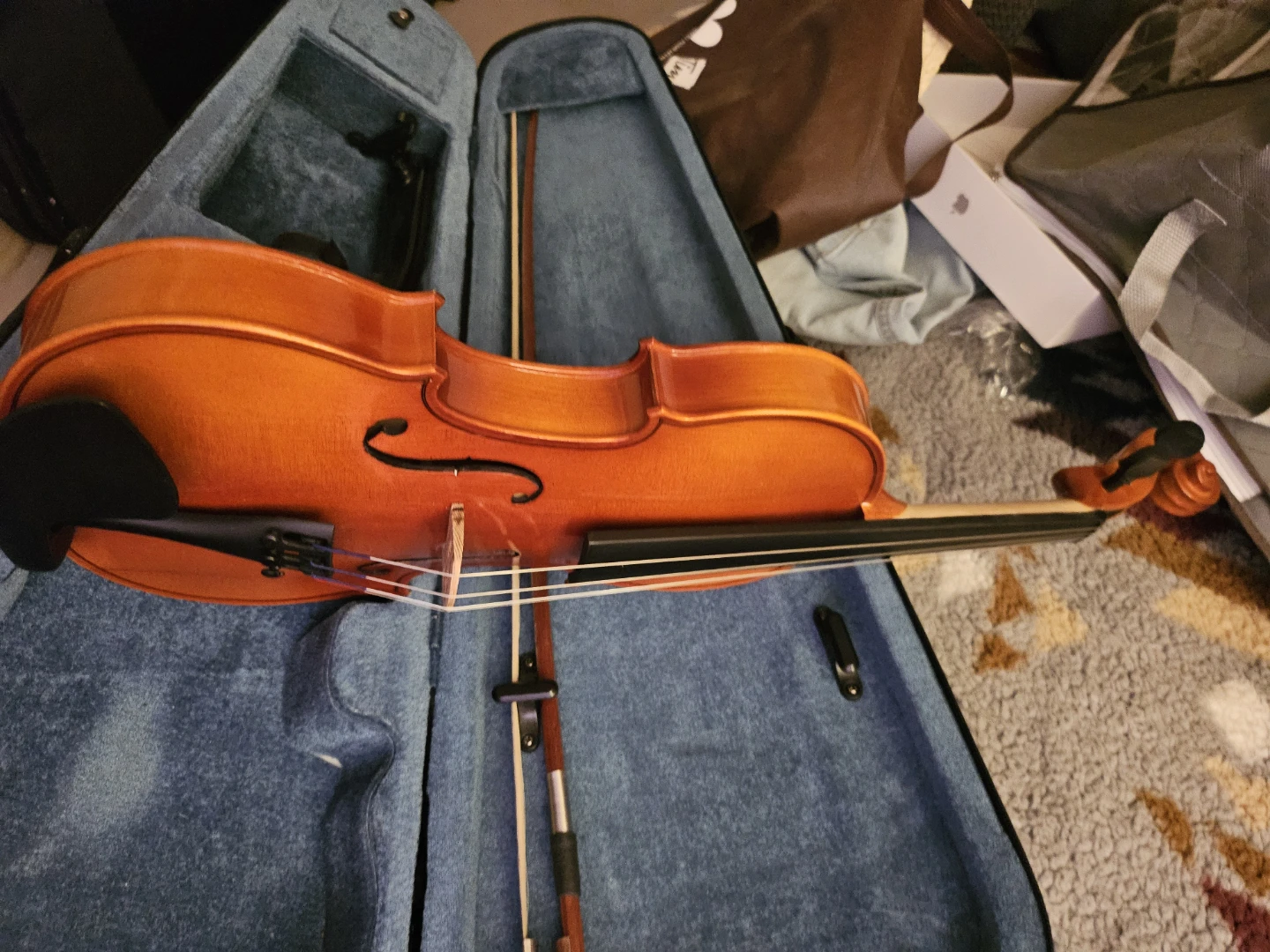 Acoustic 4/4Violin with Case and Bow - photo 5
