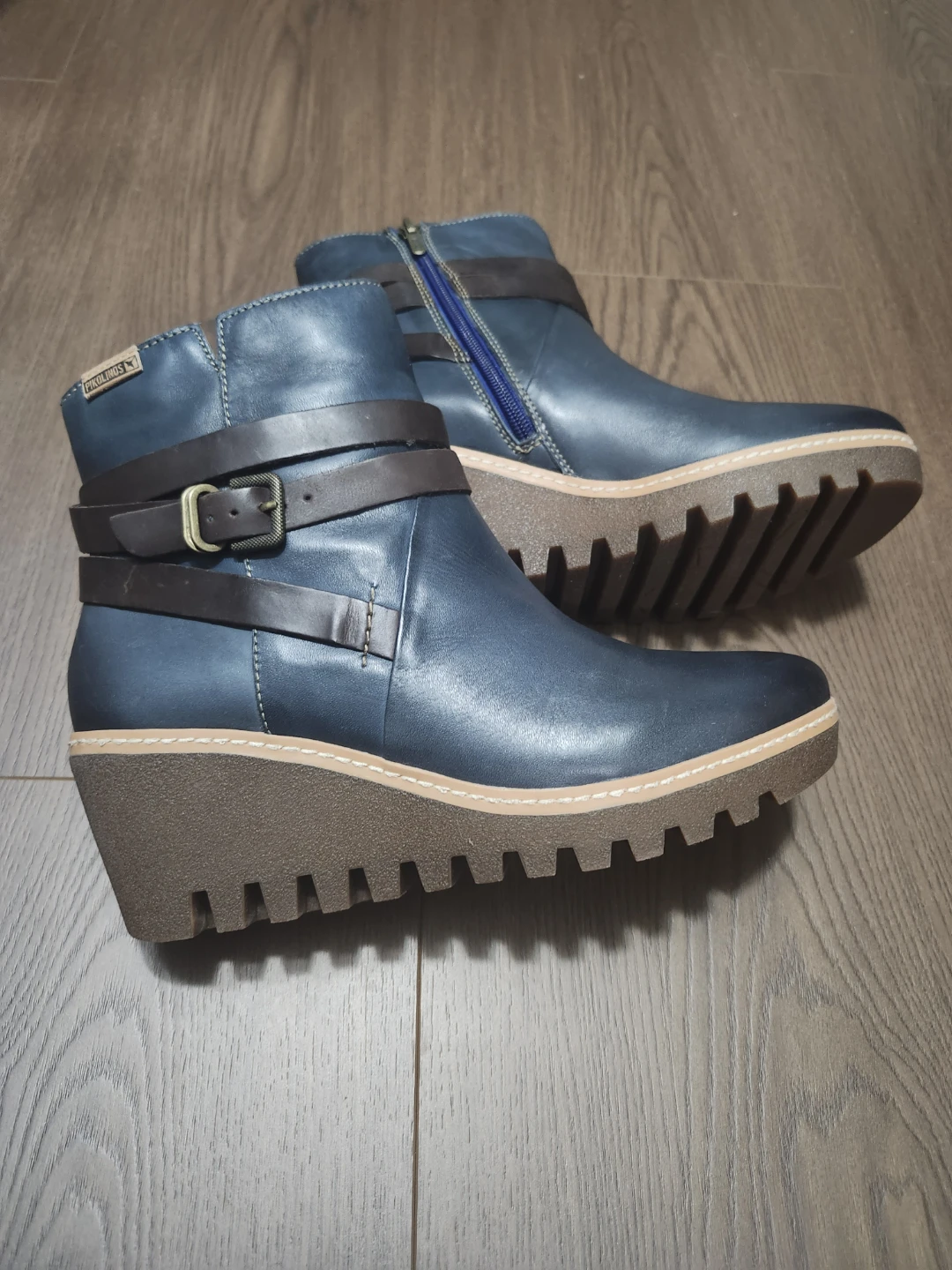 Pikolinos Leather Wedge Boots - Size 39 - photo 5