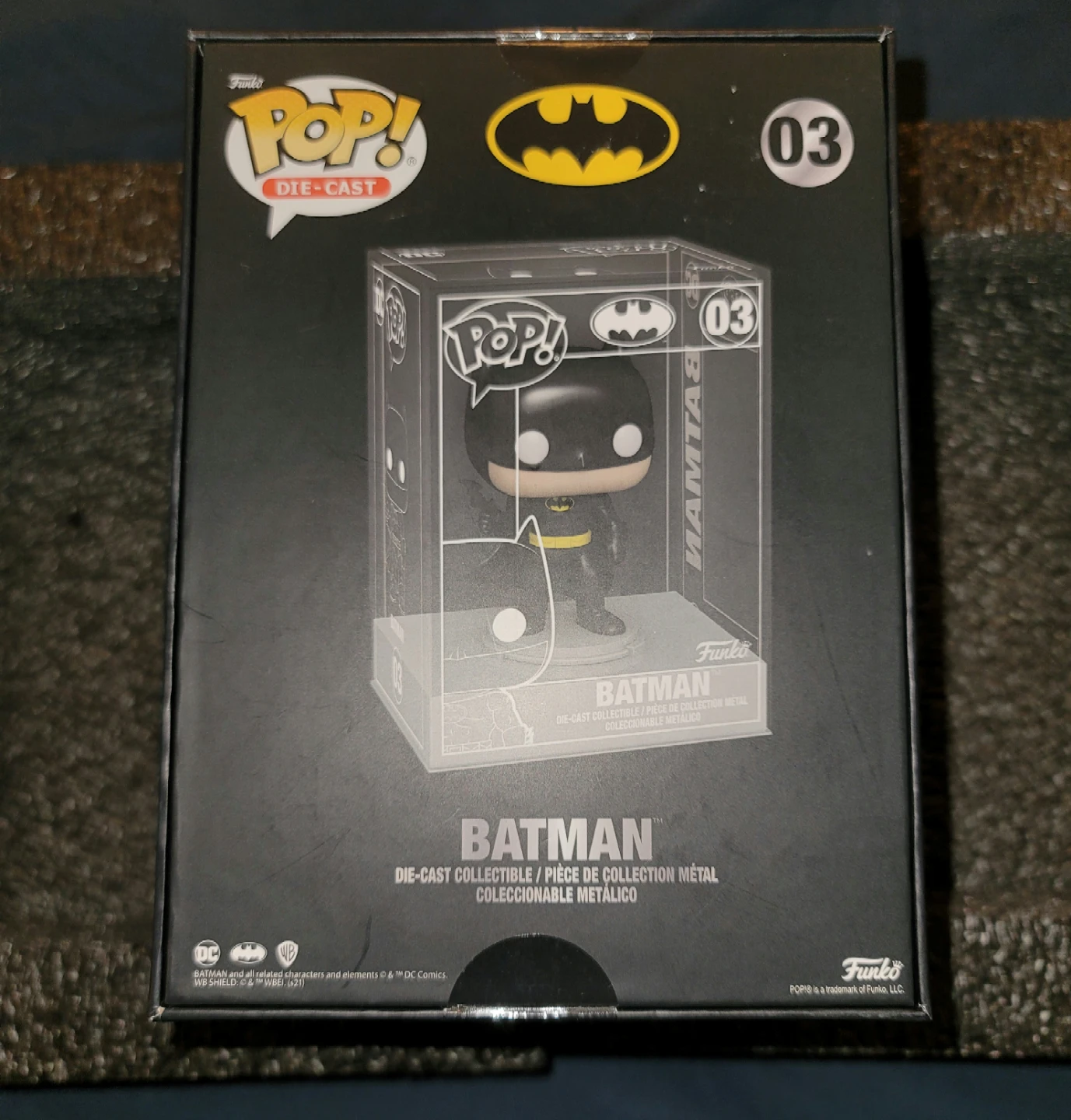 Funko Pop! Die-Cast Batman 03 Like New - photo 2