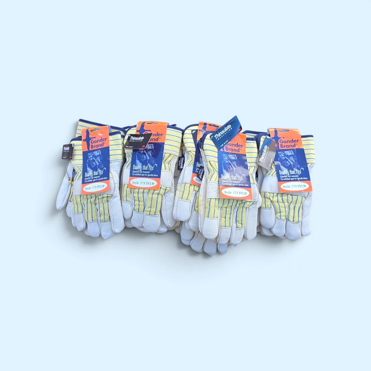 10 pairs of Medium Gander Brand Thinsulate Work Gloves