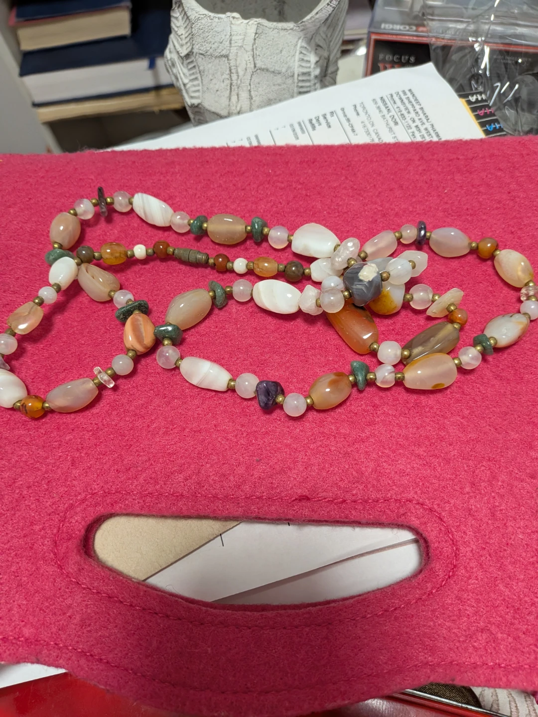 Multi-Stone Beaded Necklace