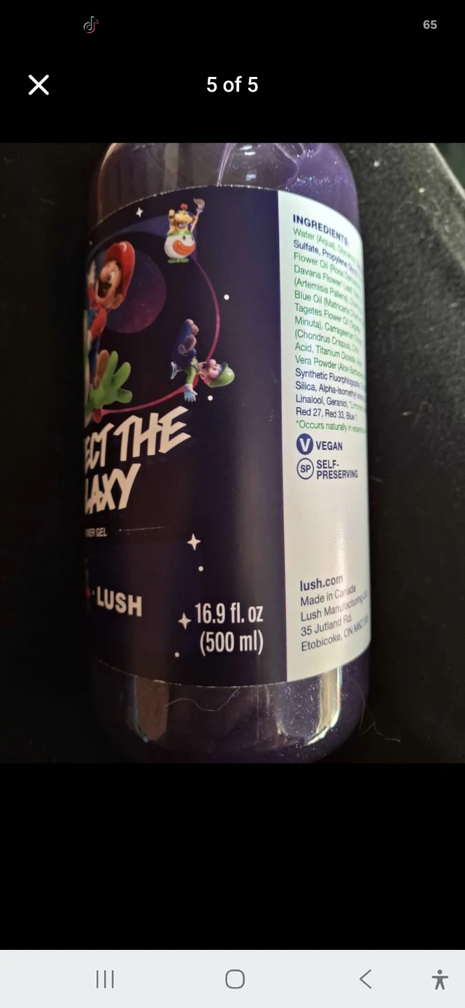 Lush Protect the Galaxy Shower Gel 500ml - photo 5