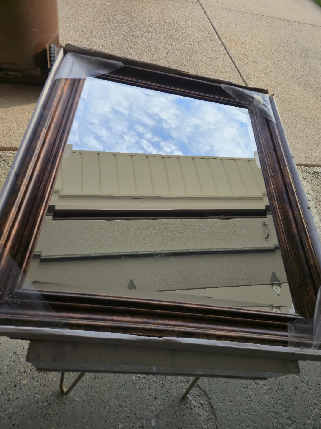 BRAND NEW Matching Set of 2 Elements Framed Beveled Mirrors - photo 4