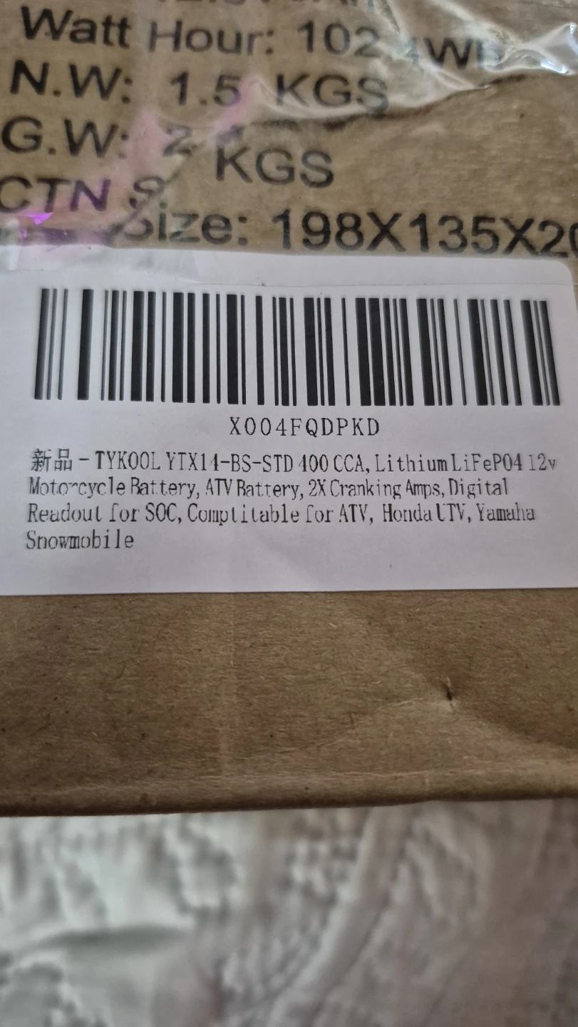 Tykool LFP14-BS-STD Lithium Ion Battery - photo 4