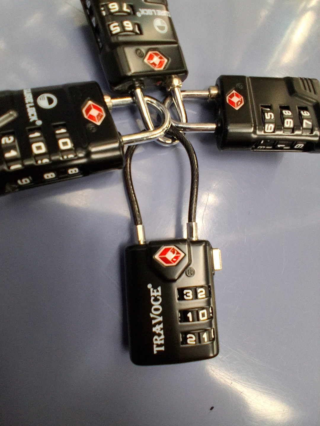 Set of 5 TSA Luggage Locks - photo 3