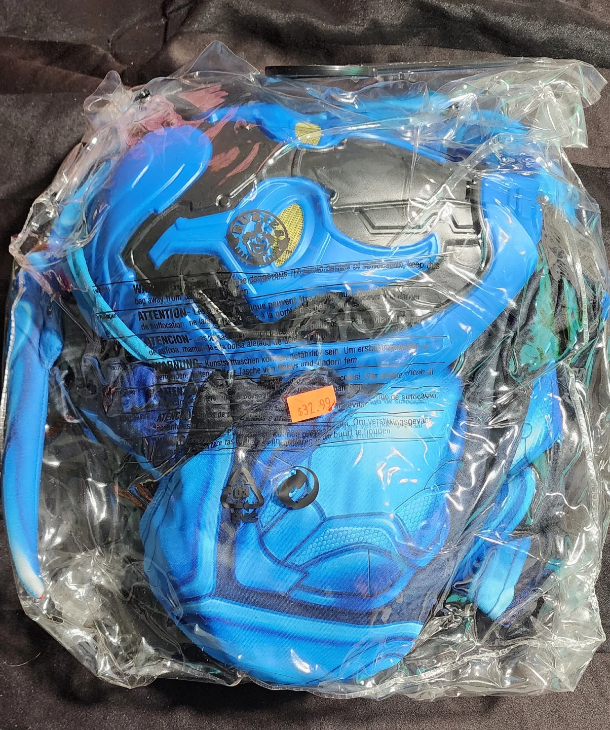 Blue Beetle Costume with Mask size L - photo 4