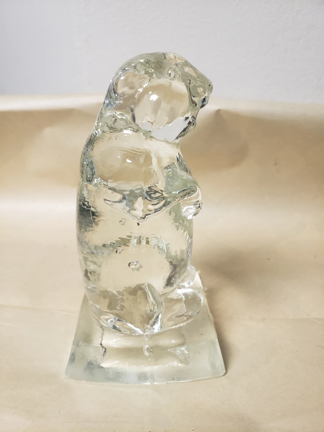 Clear Glass beaver - photo 2