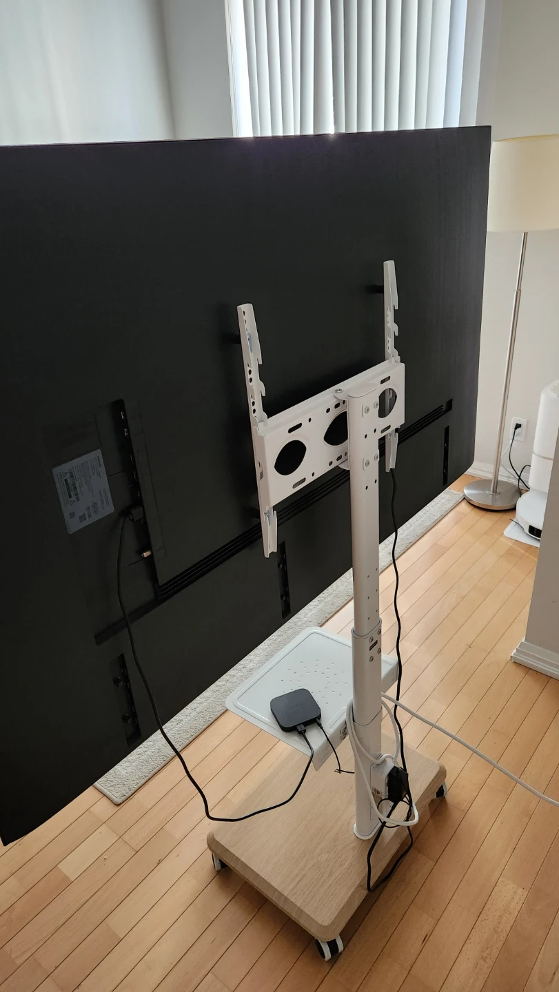 Mobile TV Stand with Shelf - photo 2