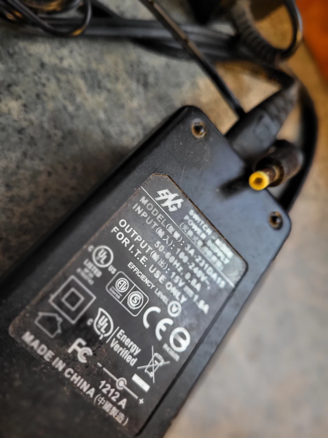 APD 15V 1.6A Power Adapter 3A-231DA15