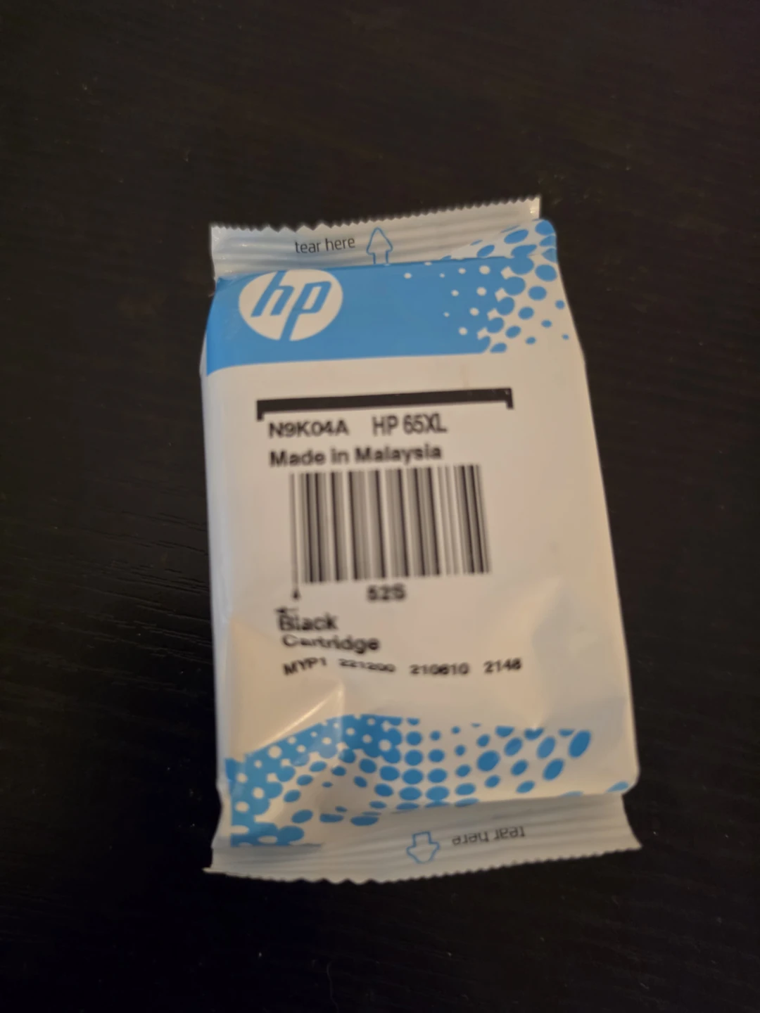 Genuine HP 65XL Black Ink Cartridge – New & Sealed