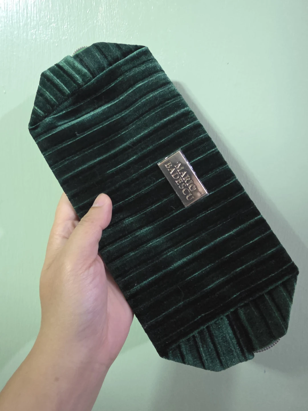 Mario Badescu Velvet Cosmetic Bag 🏈