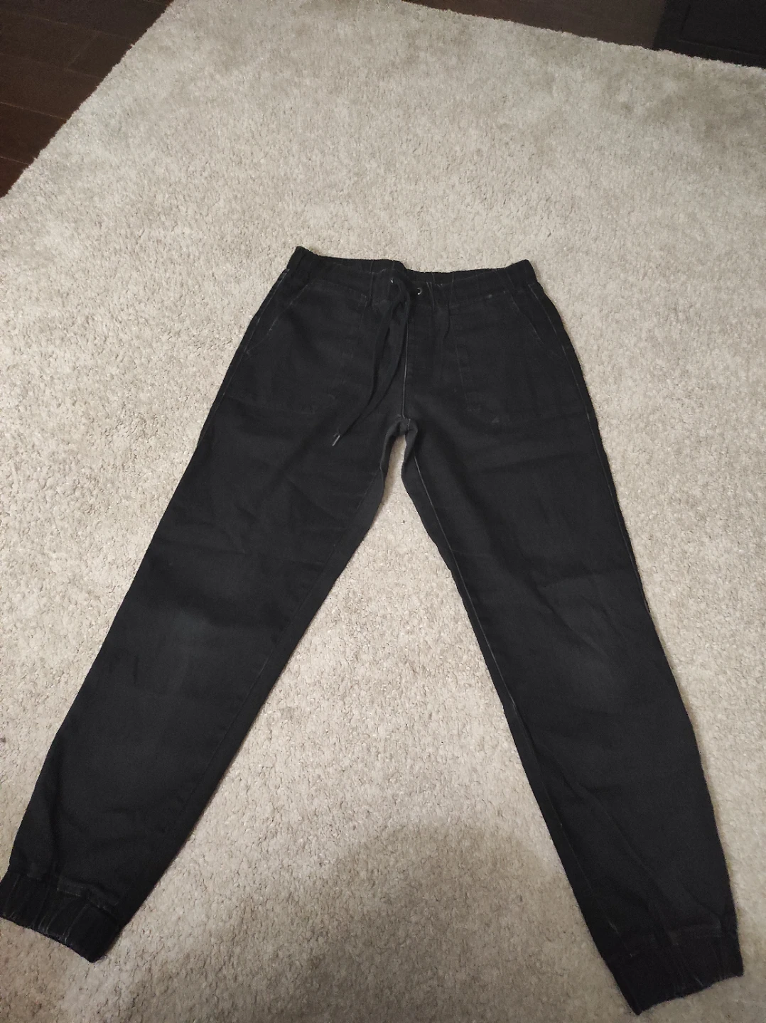 Uniqlo Black Joggers Size M