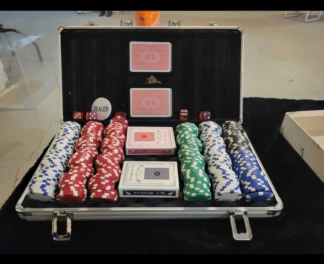 Poker Chip Set in Aluminium Case