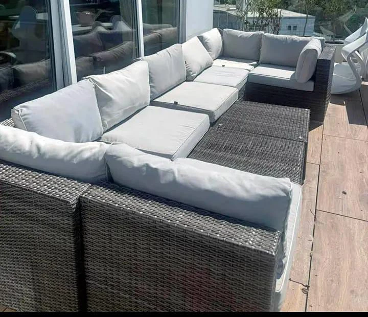 Outdoor Wicker Sectional Sofa Set - photo 3