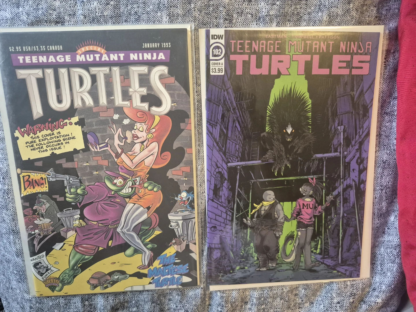 Two Teenage Mutant Ninja Turtles Comic Books